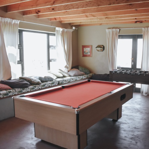 Games room with a pool table at Lake Lodge