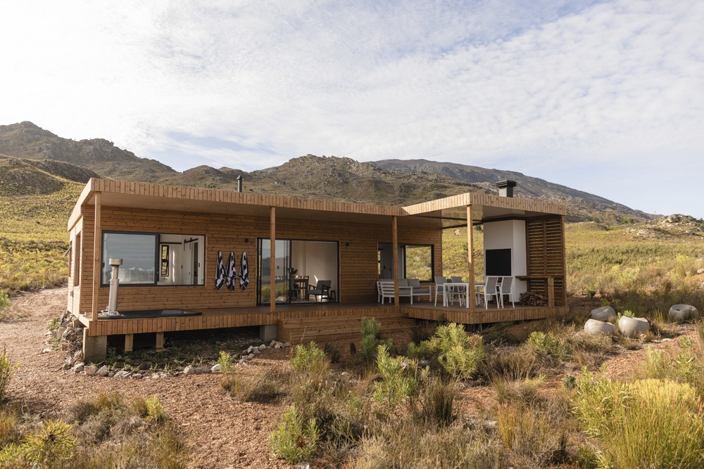 Leda Pod set in the mountain landscape